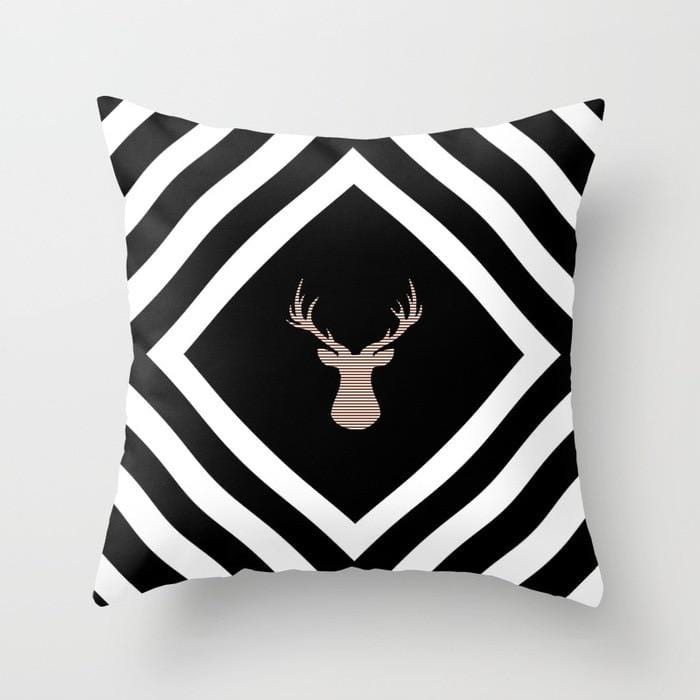 Nordic Black And White Pillow Cover