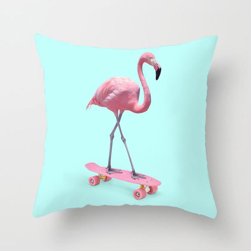 Animal Printed Throw Pillow Cover