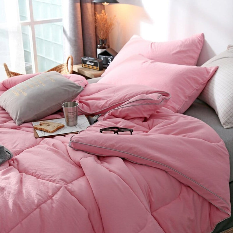 Angela Solid Quilted Comforter
