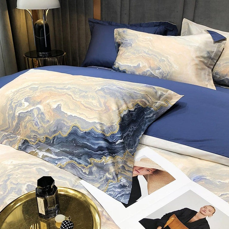Rustik Marble Luxury Duvet Cover Set