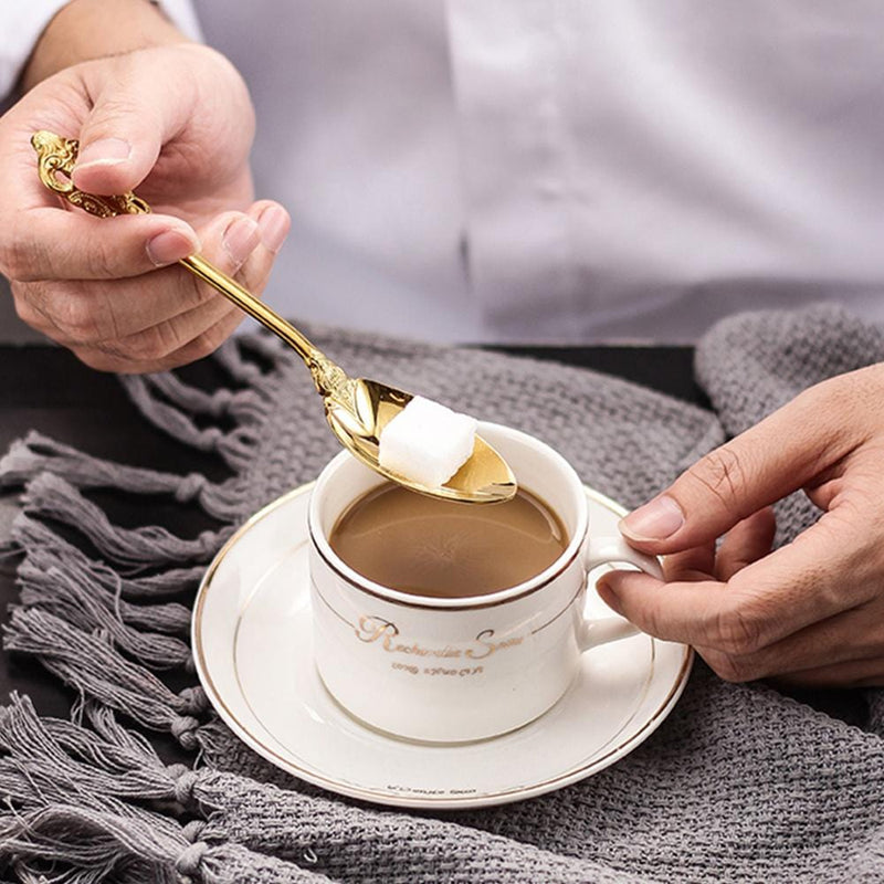 Premium Gold & Silver Flatware Set