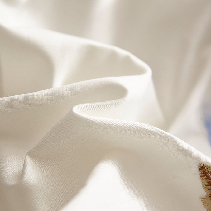 Dahlia Luxury Duvet Cover Set (Egyptian Cotton)