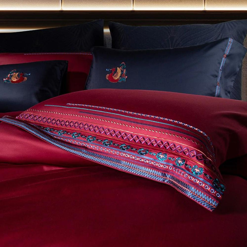 Harvey Premium Embroidery 1000 Thread Count Duvet Cover & Sheet Set (Egyptian Cotton)