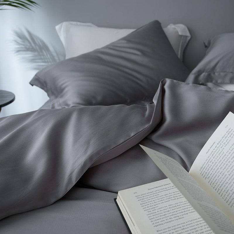 Premium Tencel Fabric Duvet Cover & Sheet Set (Softer Than Silk)