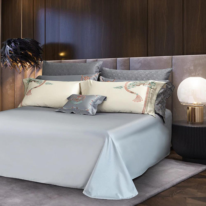 Harvey Premium Embroidery 1000 Thread Count Duvet Cover & Sheet Set (Egyptian Cotton)