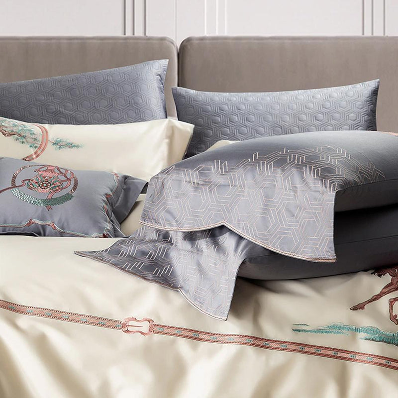 Harvey Premium Embroidery 1000 Thread Count Duvet Cover & Sheet Set (Egyptian Cotton)