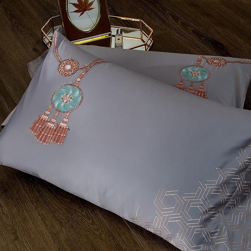 Harvey Premium Embroidery 1000 Thread Count Duvet Cover & Sheet Set (Egyptian Cotton)