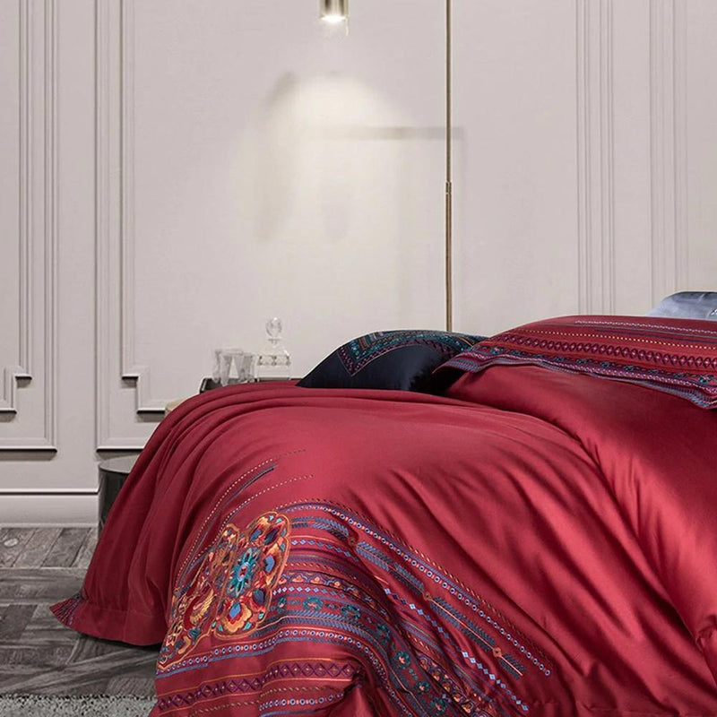 Harvey Premium Embroidery 1000 Thread Count Duvet Cover & Sheet Set (Egyptian Cotton)