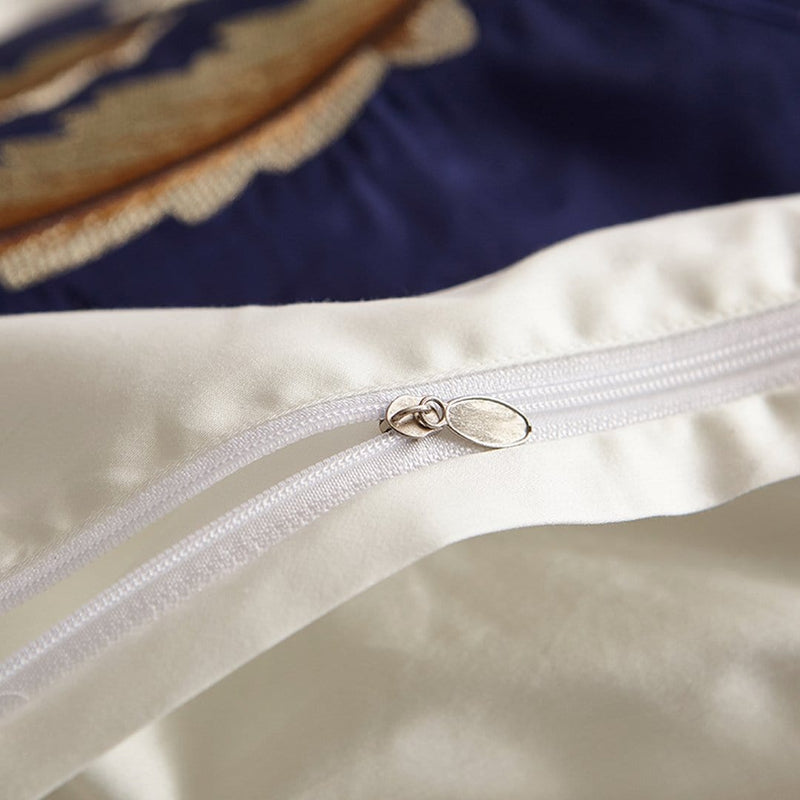 Dahlia Luxury Duvet Cover Set (Egyptian Cotton)