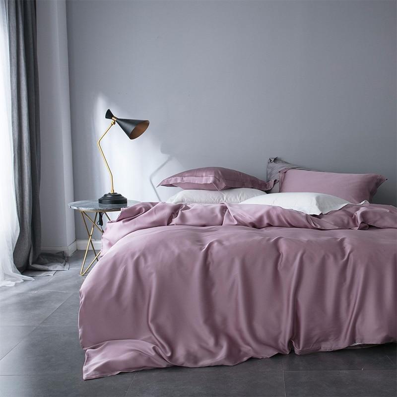 Premium Tencel Fabric Duvet Cover & Sheet Set (Softer Than Silk)