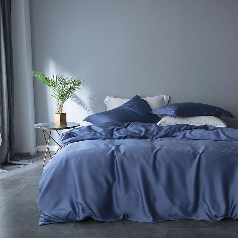 Premium Tencel Fabric Duvet Cover & Sheet Set (Softer Than Silk)