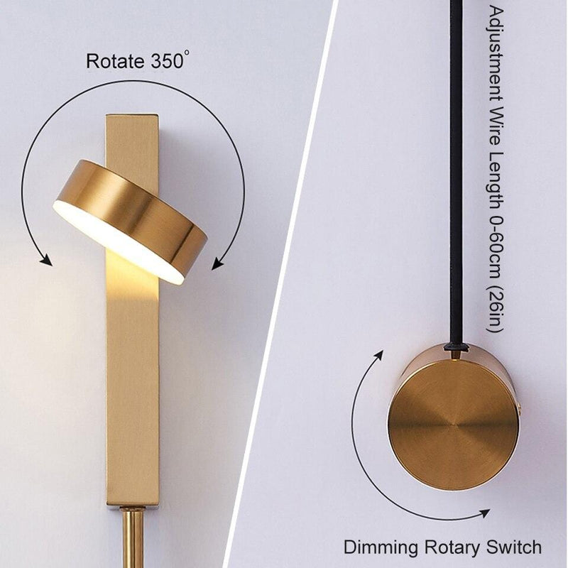 Wall Rotating Light
