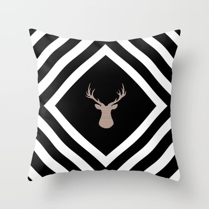 Nordic Black And White Pillow Cover