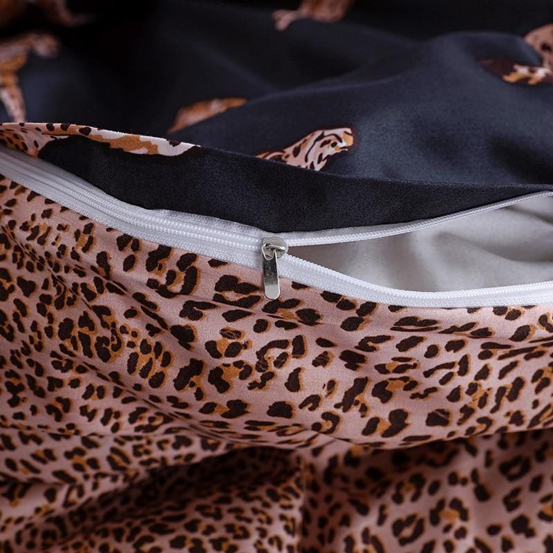 Leopard Printing Duvet Cover Set