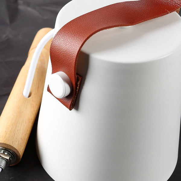 Nordic Wood & Leather Sconce