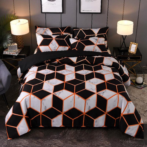 Geometric Pattern Duvet Cover Set