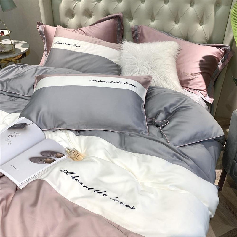 Pure Tencel Silk Duvet Cover & Bed Sheet Set