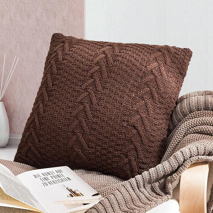 Crochet Knit Cushion Cover