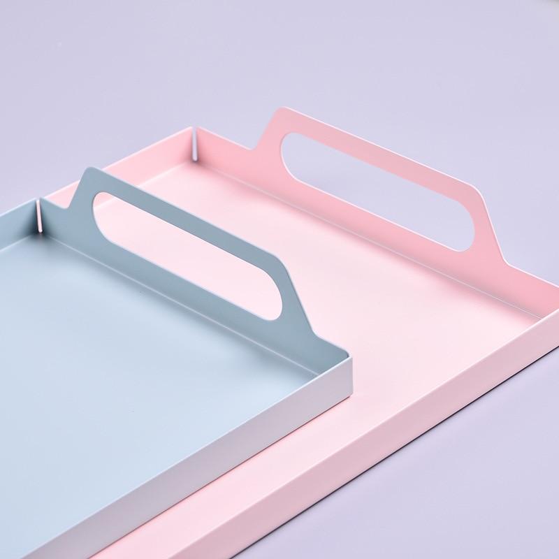 Matte Pastel Metal Serving Tray