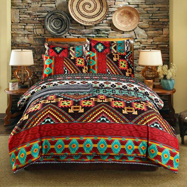 Bohemian Style Duvet Cover Set