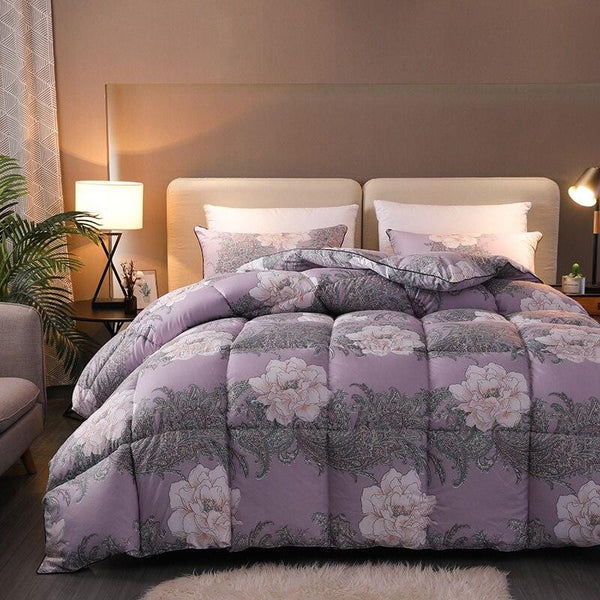 Floral Goose Down Comforter