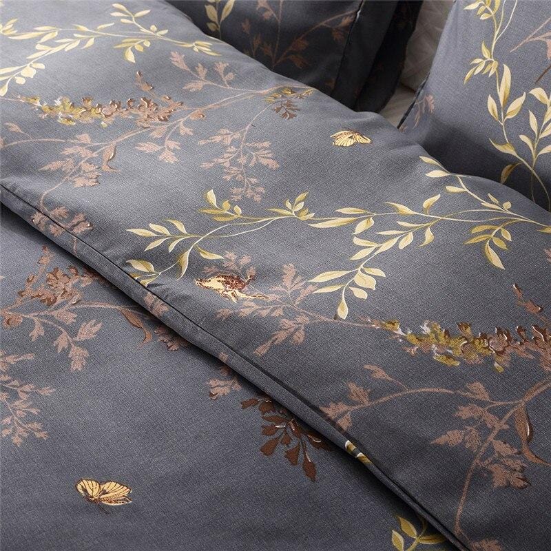 Birds Pattern Duvet Cover Set