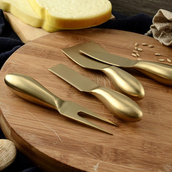 Gold Cheese Knife Set