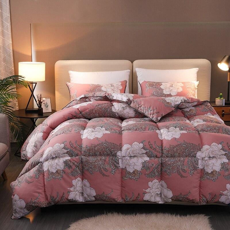 Floral Goose Down Comforter