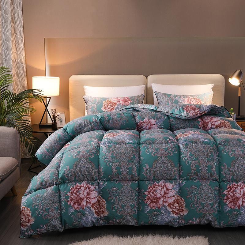 Floral Goose Down Comforter