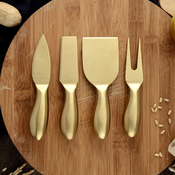 Gold Cheese Knife Set