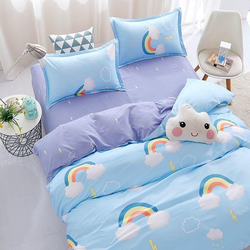 Rainbow Duvet Cover & Bed Sheet Set