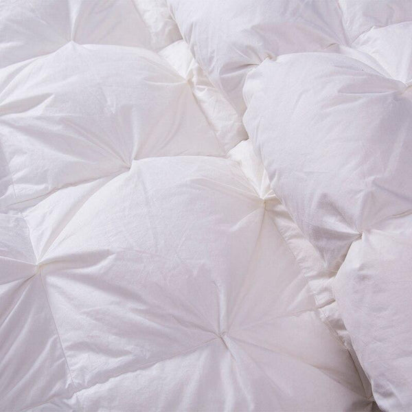 Natural Goose Down Quilted Comforter