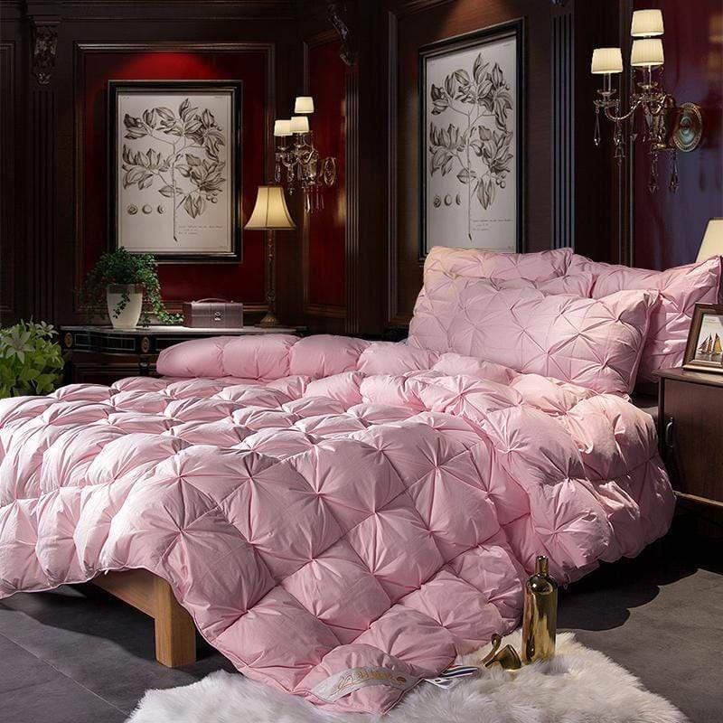 Natural Goose Down Quilted Comforter