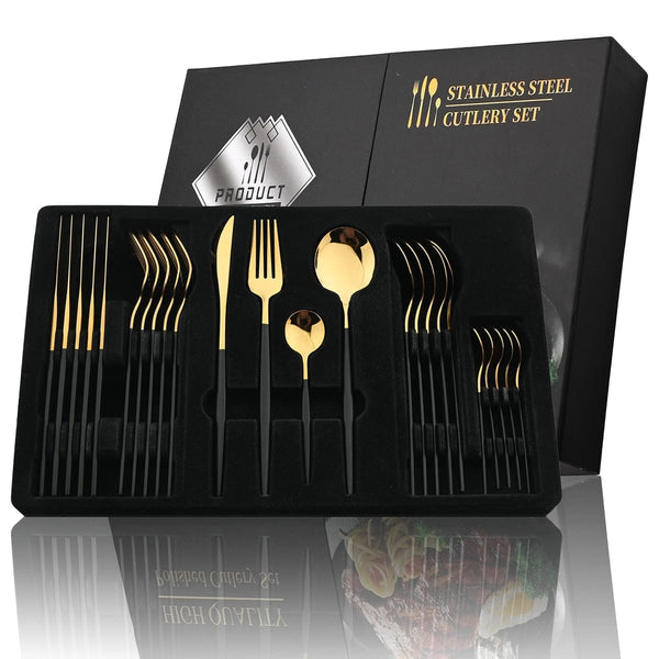 Luxury Cutlery Set 24 Pcs