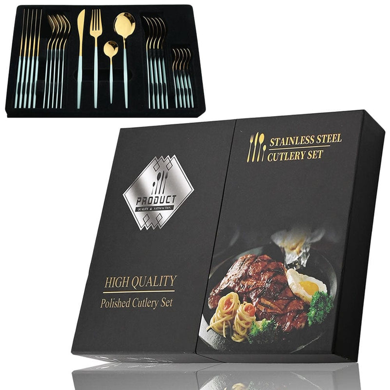 Luxury Cutlery Set 24 Pcs