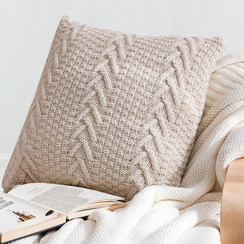 Crochet Knit Cushion Cover
