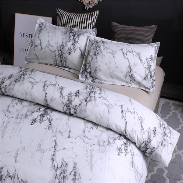 Luna Marble Duvet Cover Set